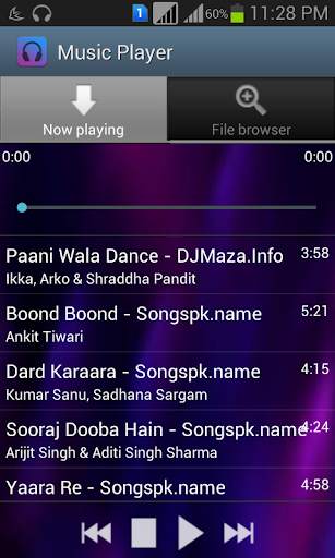 Music Player screenshot 1