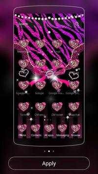 Leopard Zebra print Pink Love screenshot 2