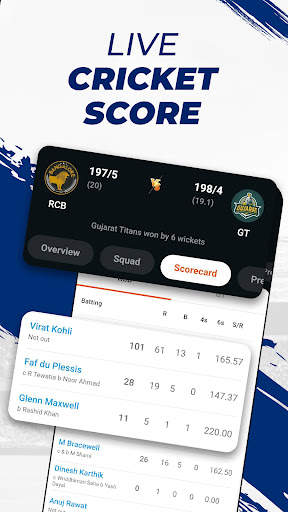 VUSport: Live Cricket & Stats screenshot 3