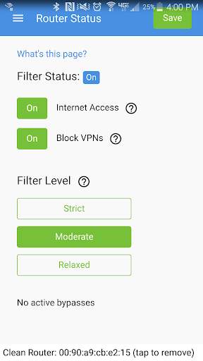 Clean Router | Parent App screenshot 1