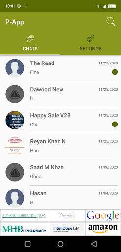 P-Messenger Lite screenshot 1