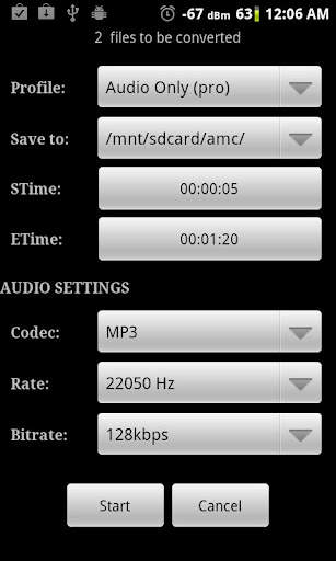 Video Converter Android screenshot 5