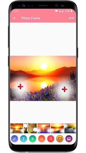 Sunrise Dual Photo Frames screenshot 2