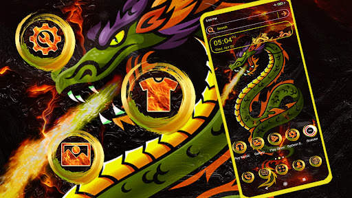 Angry Dragon Theme स्क्रीनशॉट 1