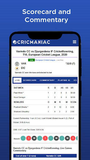 CricManiac - Live Cricket Scores screenshot 5