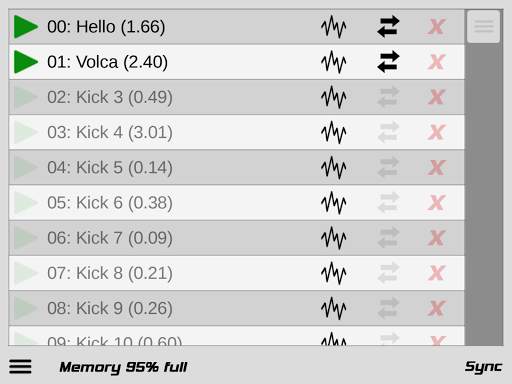 Caustic Editor for VolcaSample screenshot 7