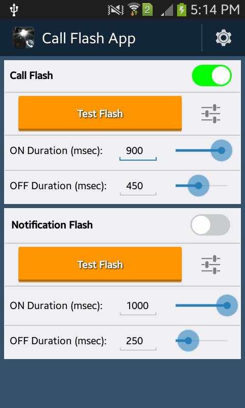 Call Flash Light App screenshot 1