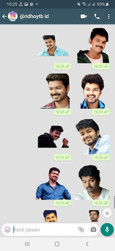 Sticker Wa Thalapathy Vijay WAStickerApps screenshot 8