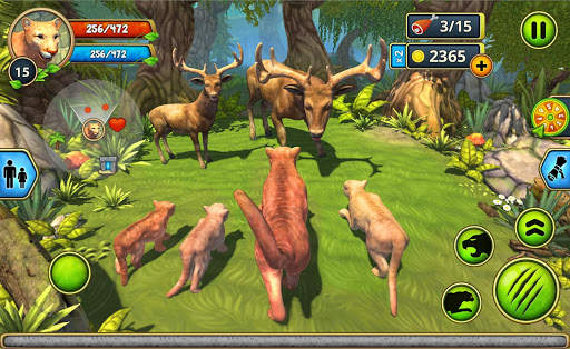 Mountain Lion Family Sim : Ani screenshot 5