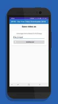 OFVD - Our Free Video Downloader 2018 screenshot 2