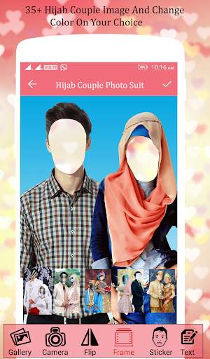 Hijab Couple Photo Suit screenshot 4