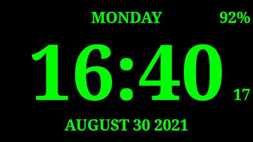 Digital Clock Live Wallpaper-7 screenshot 9