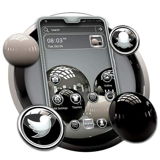 3D Glossy Ball Theme 1.0.0