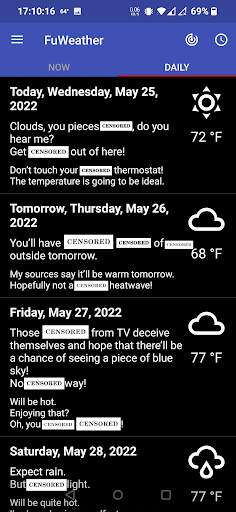 FuWeather screenshot 2