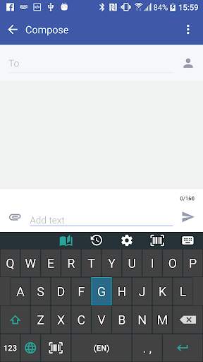 Barcode & QR code Keyboard screenshot 1