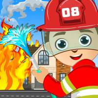 Firefighter Rescue Truck Games logo