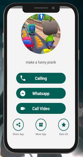 Call For Talking Tom Gold Fake Call Video Simulate screenshot 3