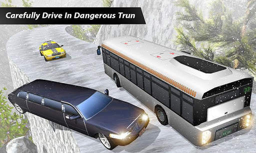 Uphill Limo Driver Snow Mountain Climb screenshot 4