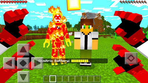 Mod Ben Alien 10 For Minecraft PE Addon Skins 2021 screenshot 2