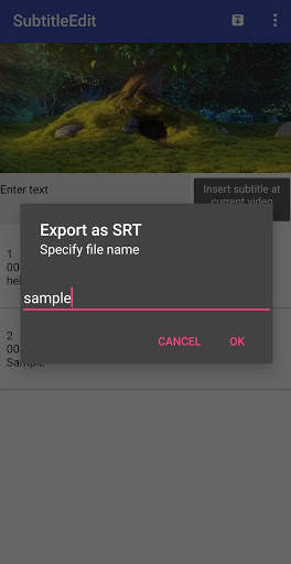 SubEdit - Edit, create, synchronize subtitles screenshot 7
