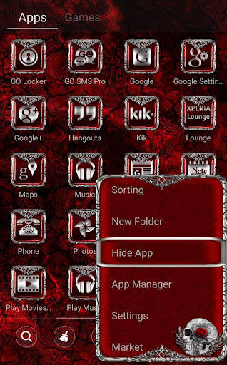 Gothic Imagination Go Launcher theme screenshot 3