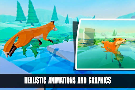 Fox Simulator Fantasy Jungle: Animal Family Games screenshot 14