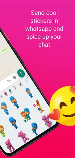 Pocoyo Stickers For WhatsApp | Cartoon WAStickers screenshot 3