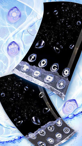 Water Splash, Waterdrop Theme & Live Wallpaper screenshot 3