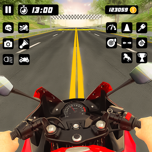 Moto Traffic Bike race game 3d icon