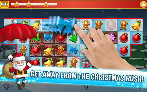Christmas Crush Holiday Swapper Candy Match 3 Game स्क्रीनशॉट 9