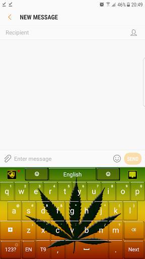 Weed Reggaeton Keyboard скриншот 1