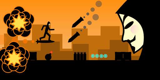 🏃 Anonymous Escape - Game Berlari Offline Terbaik screenshot 2