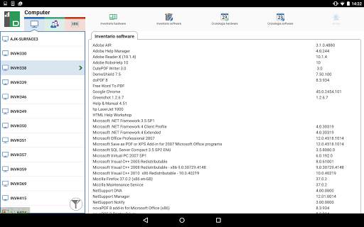 Console Mobile NetSupport DNA screenshot 12