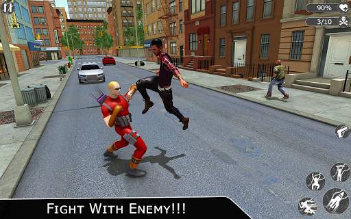 Flying Ninja Super Hero - Rescue Survival Game 3D screenshot 10