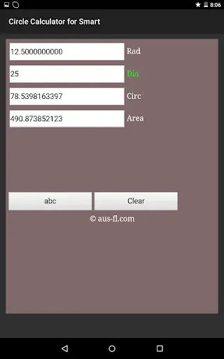 Circle Calculator Free Download - 9Game