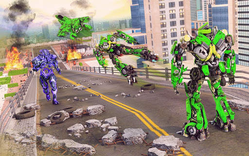 Army Robot Jet Car Transform screenshot 2