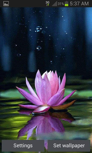 Magical Lotus Live Wallpaper screenshot 3
