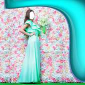 Girls Long Dress Photo Montage logo
