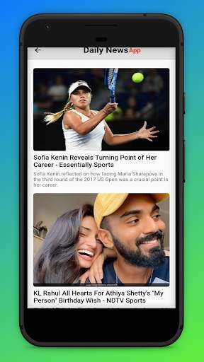 Daily News App 5 تصوير الشاشة