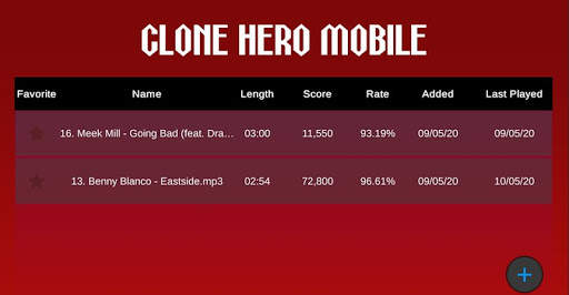 Clone Hero Mobile - MP3 Rhythm Game screenshot 2