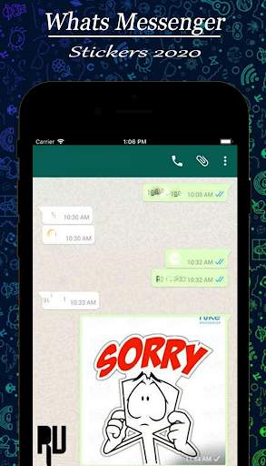 New Whats Messenger Stickers 2020 screenshot 3