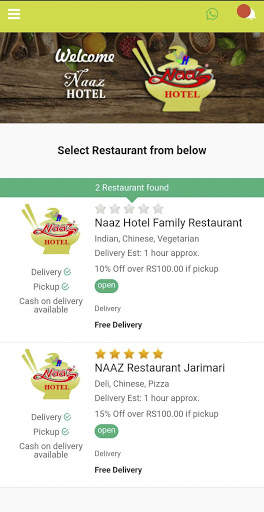 Naaz Restaurant screenshot 1