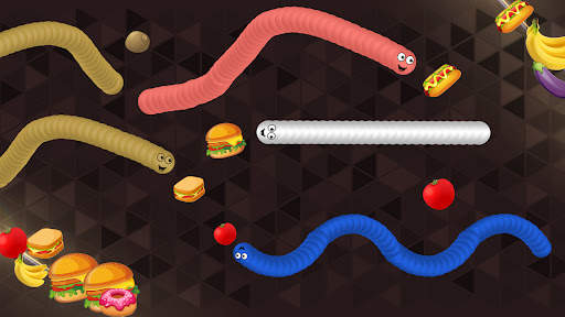 Slither Fun Worm io-Snake Game screenshot 4