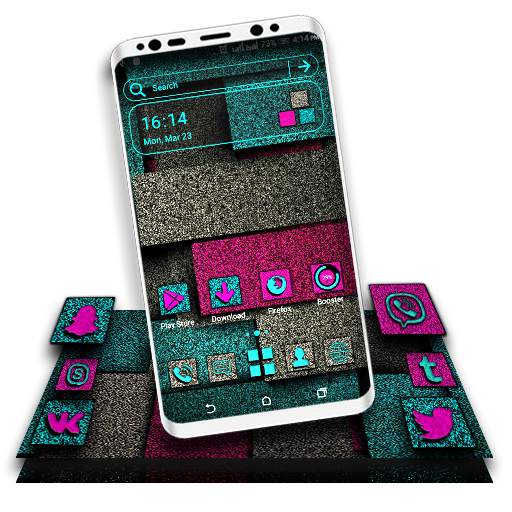 Glitter Tiles Launcher Theme 1.0.1