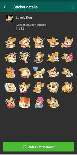 Best Cute & Funny Dogs Stickers For Whatsapp 🐶 screenshot 5