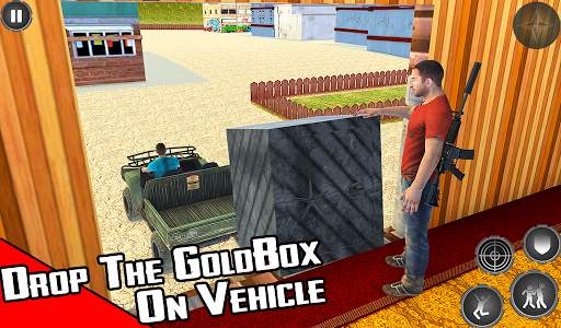 Train Shooting Game: Free Fire Train Gold Robbery screenshot 9