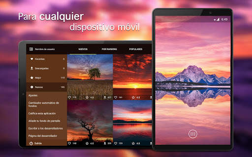 Fondo de pantalla pesta de sol screenshot 5