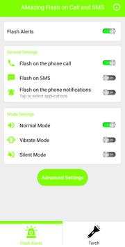 Alertes flash LED free  -  on Call & SMS screenshot 2