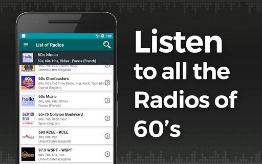 60s Music Radio screenshot 1