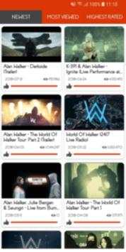 Alan Walker Video Song 2 تصوير الشاشة